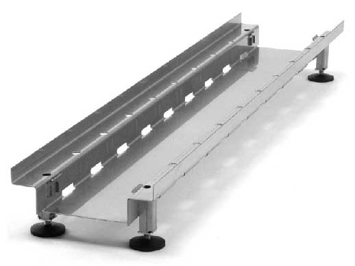 Komplettrinne mit Maschenrost 30×10